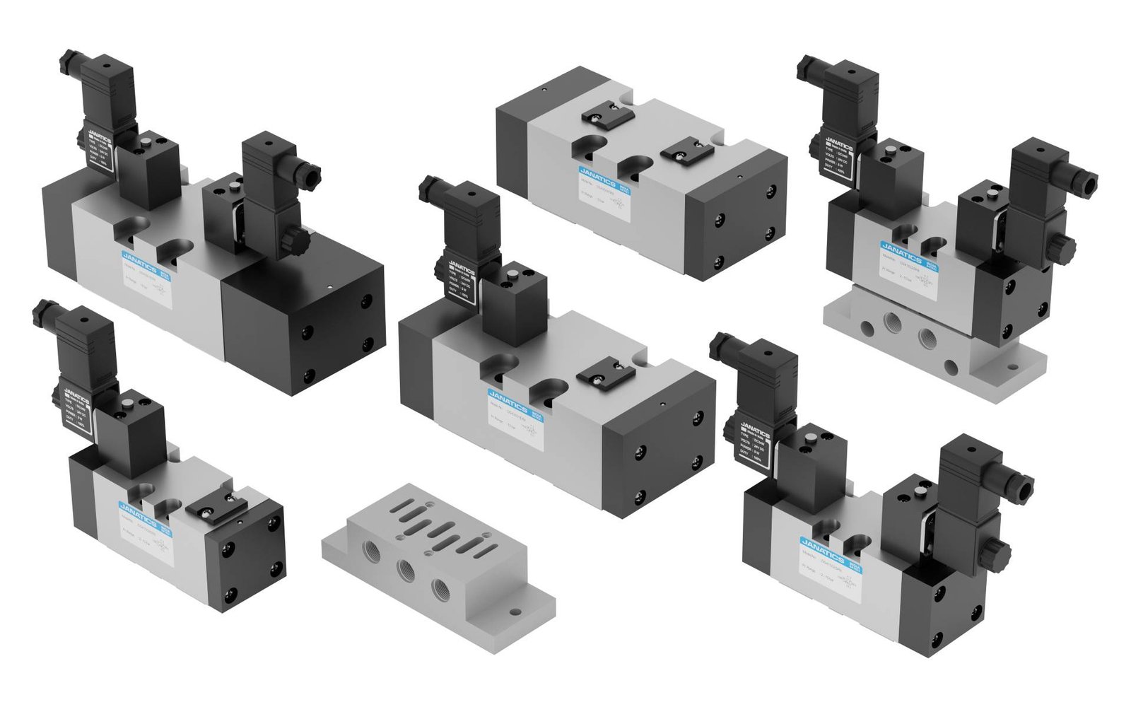 5/2 & 5/3 ISO Sub Base Valve