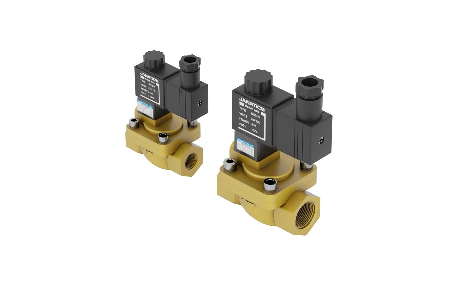 2/2 (NC) Solenoid Valve (Brass)