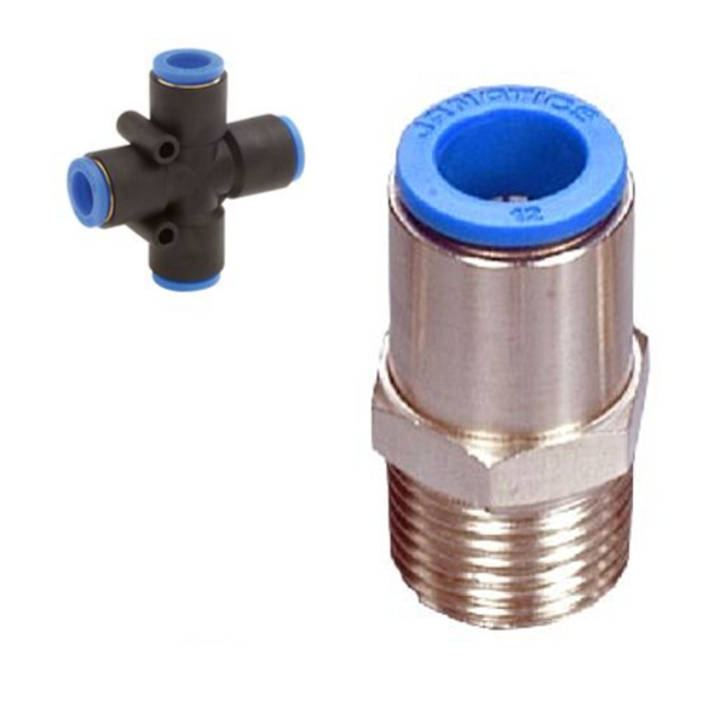 WP2-Cross Union / WE-Self Sealing Fittings