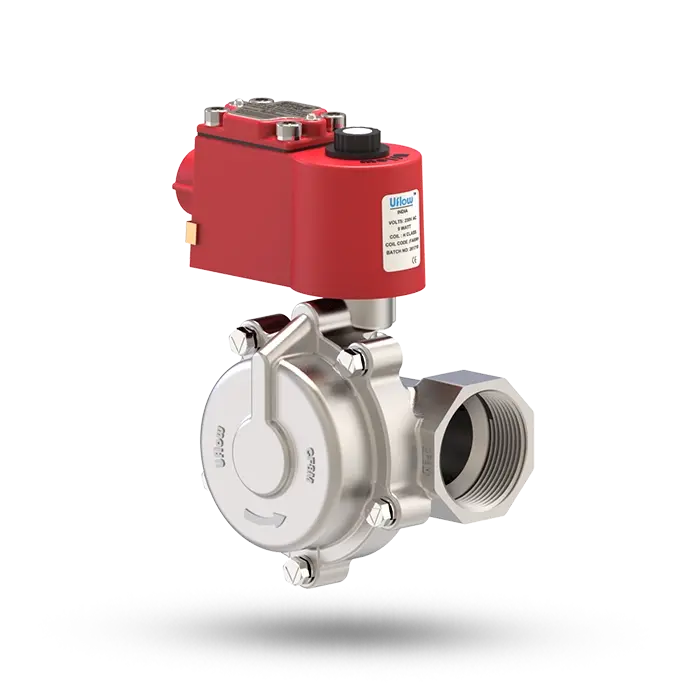 Pilot Operated Piston Type Steam Valve ( NC / NO) - HCP Series