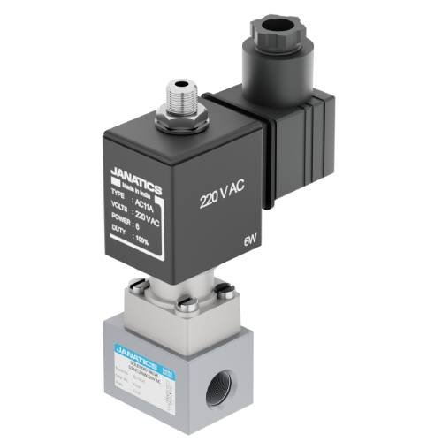 E2-2/2&3/2-Direct Acting - Single Solenoid Operated With Spring Return
