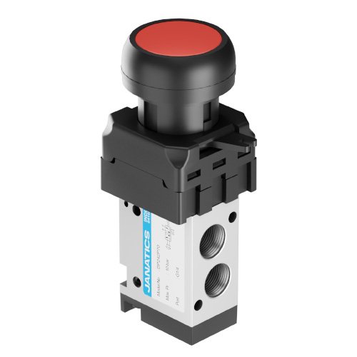 DP2-3/2-Flush Head - Red