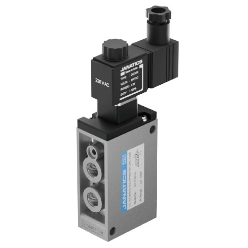 EF-5/2 Single Solenoid Operated With Spring Return