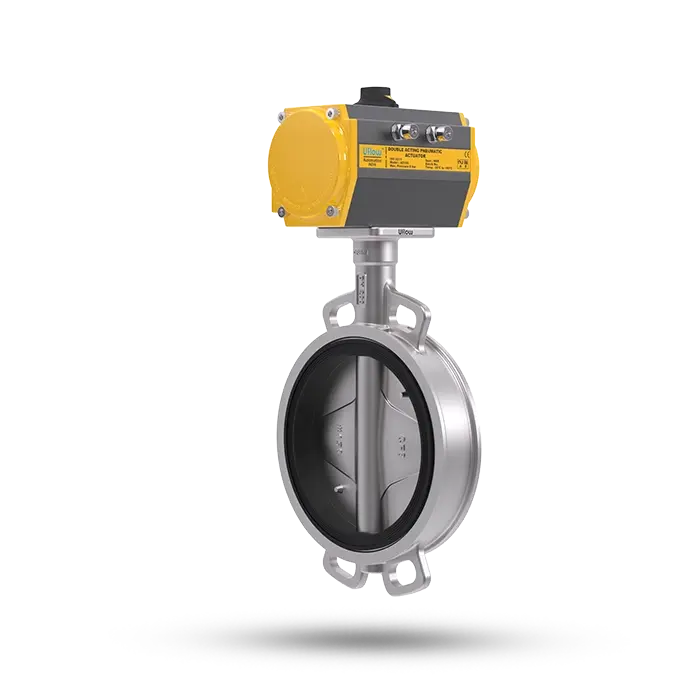 Pneumatic Operated Wafer Type Butterfly Valve - PN10 - BW Series
