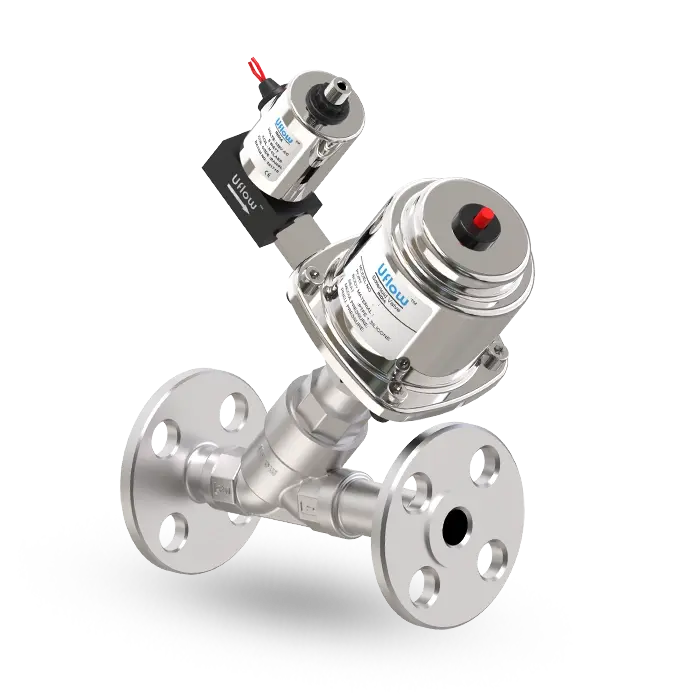 Angle Seat Valve with Steel Operator ( NC /NO )