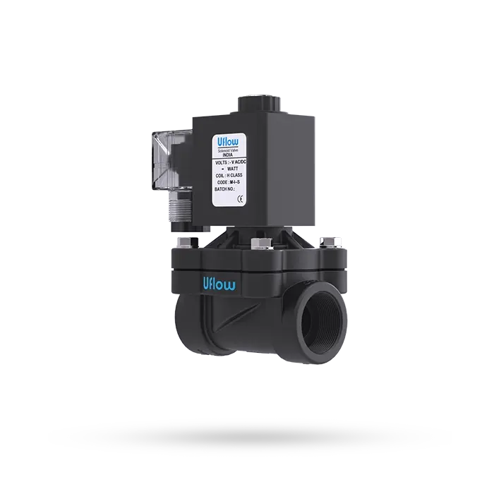 Semi Lift Diaphragm Operated Plastic Solenoid Valve ( NC) - MNN Series