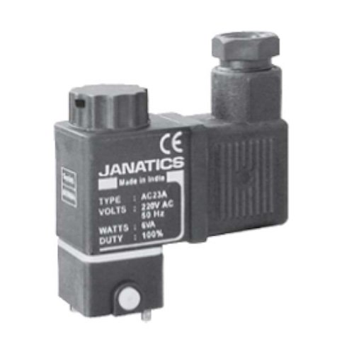 E4-3/2 Direct Acting (22mm) - Single Solenoid Operated With Spring Return - Manifold Mountable (Gang)