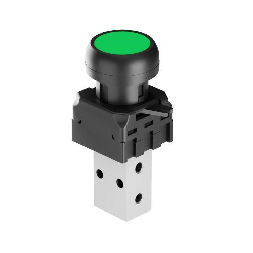 DP2-3/2-Flush Head - Green